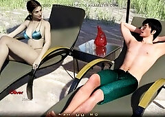 Lewdness on the beach with Rola Takizawa in this wild episode