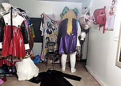 Kigurumi Double Breathplay Chastity Pvc Nino Cosplay Two Angles