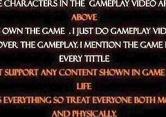 Grandad's Visit -gameplay - Roleplay - Oldman Screws 2 Teens After Party and Fills Their Booty with Cum