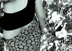 Hot Stepaunty Fucking Pussy In Forest Doggy Style