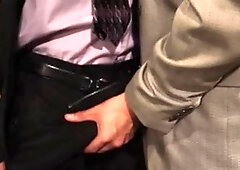 TheGayOffice - Hard slamming together with Rocco Reed in tandem with Donny Wright