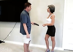 I convinced my son-in-law to come over and show me how to work the remote on my fresh TV. That Guy thinks I am such an old granny lady that I cannot f