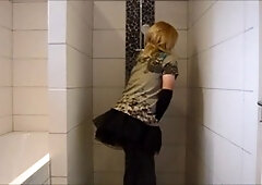 Locker room, faggot, first-timer