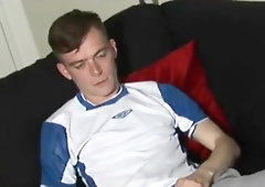 Stroking My Big Cock Until I Cum Everywhere  In Sports Gear