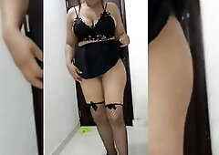 Pounding Hawt Latin babe Teen Wearing Hawt Petticoat and Brassiere