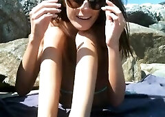 Small titted babe Lauryn May takes