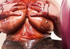 Chocolate Overspread Breast