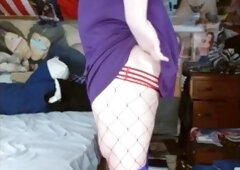 Fat crossdresser, canadian, pig breeding
