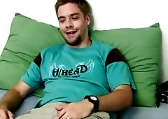 Naughty gay dude stripped naked and teased with kinky toys