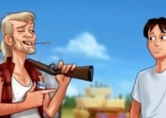 Anime stepmom big, big boobs cartoon mom