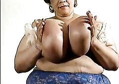 See cajun queen/big,bouncy,breasts on now! - Wobbly Melons, Bouncin Boobs, Brassiere Removing Porn big beautiful woman,cajun queen,unhooks her large,b