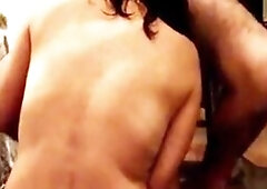 Carmen flogging me a bruised cock