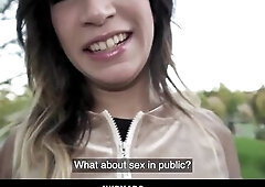 Nature's Temptation: Flirty Megan Love Gets Wild in the Park with Money, Tantalizing Teases, and Ardent Encounters Leading to a Pleasuring Finish