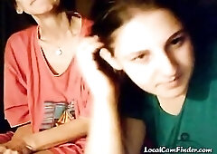 Big Beautiful Woman hotty amateur and her granny on gal web camera granny and angel