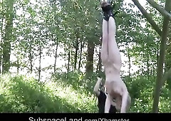 Blond thrall beauties at no time obey so Slavemaster will educate the one and the other a servitude lesson of dominance. Booty red from drubbing, slap