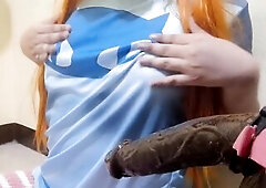 Large butt tgirl clothed as Gwen Tennyson parody porn xxx anal drilled and blacked so bad. Massive booty trans beauty anal cumfarts and bbc sex toy ga