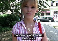 Baby Dream gets picked up by stranger for a steamy outdoor fuck session