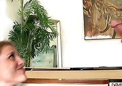 Pissed wife lets neighbor fuck her ass after getting cheated