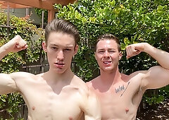Sloppy blowjob featuring Kingsley Kross and Mason Skyy