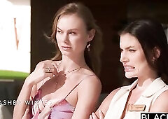 BLACKED Breathtaking Redhead Dolly Dyson Gets BBC Double Teamed By Coworkers