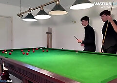 My Friend and I Wedging Billiard Ball sack in Our Donks – Kinky Elation Compete!