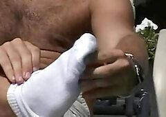 FootFriends.com: Super hot hunk feet teasing