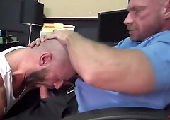 HUMID DADS - Inmate Jake Morgan takes care of the jail guards (Rikk York)