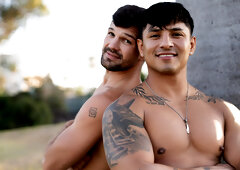 Passionate men hook up for sex in mind-blowing bedroom positions