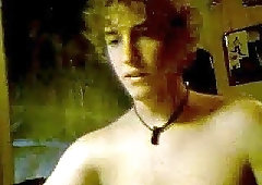 Curly Hunk Jerking Off On Cam