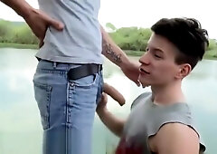 Sperm cum swallow boy sex video and porn latin gay cub Fishing For Ass To