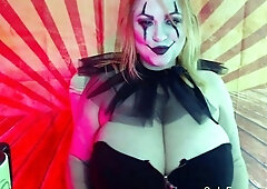 Sexy Transsexual With Big Boobs Jerking Off Inside