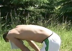 Spunk Filling Afternoon Jogging Session