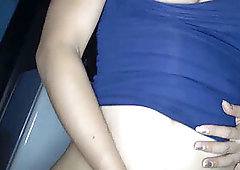 tasty teen she-male blowjob and a bareback anal rail