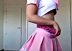 Marvelous blond in cosplay