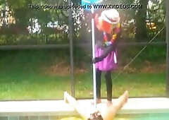 The pool had to be cleaned