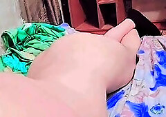 Sexy crossdresser model enjoys massive cumshots in various solo scenes