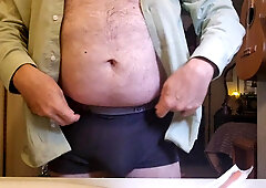 Stuffguy #ten Catheter have fun and urinate after work (and some schlong wanking, too!)