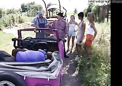 youthful beauties get drilled by aged lads