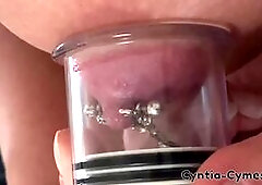 Pierced Nipples Strong Sucking by Strong Pump