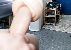 Danish guy using Fleshlight