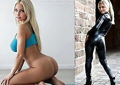 Flawless Golden-haired Ass Compilation - AI Generated