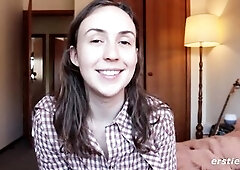 Olive Plays With Her Curly Snatch