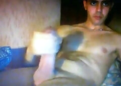 smooth turkish guy wanking huge thick cock on cam 2