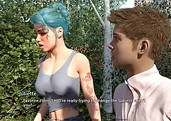 Juliette is no ordinary girl - outdoor stroll with my unique futa girlfriend Maayon Plays