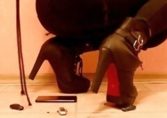 Crush fetish, toy car crush heels