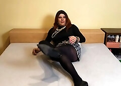High boots, amateur crossdresser