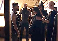 Sophie Dalah in bare scene from Satanic which was released in 2016, That Babe shows us her breasts