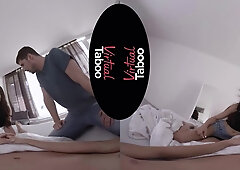 Ashley Woods VR Porn: Sis Faking It And Gets A DP - VirtualTaboo