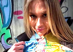 Outdoor Blowjob And Fucking For The Right Price