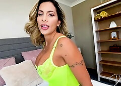 Kenia rides Danny’s POV penis hard begging to creampie her sloppy snatch so that babe can feel the warm load oozing out.